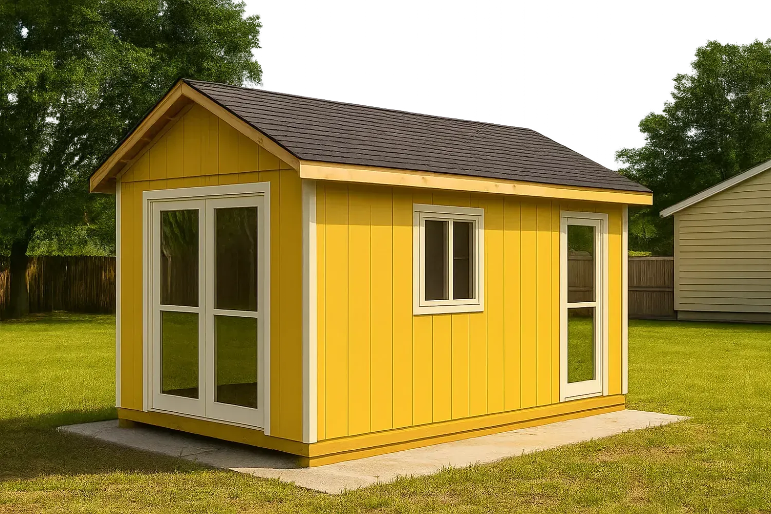 Custom shed build 5 by Handy Andy